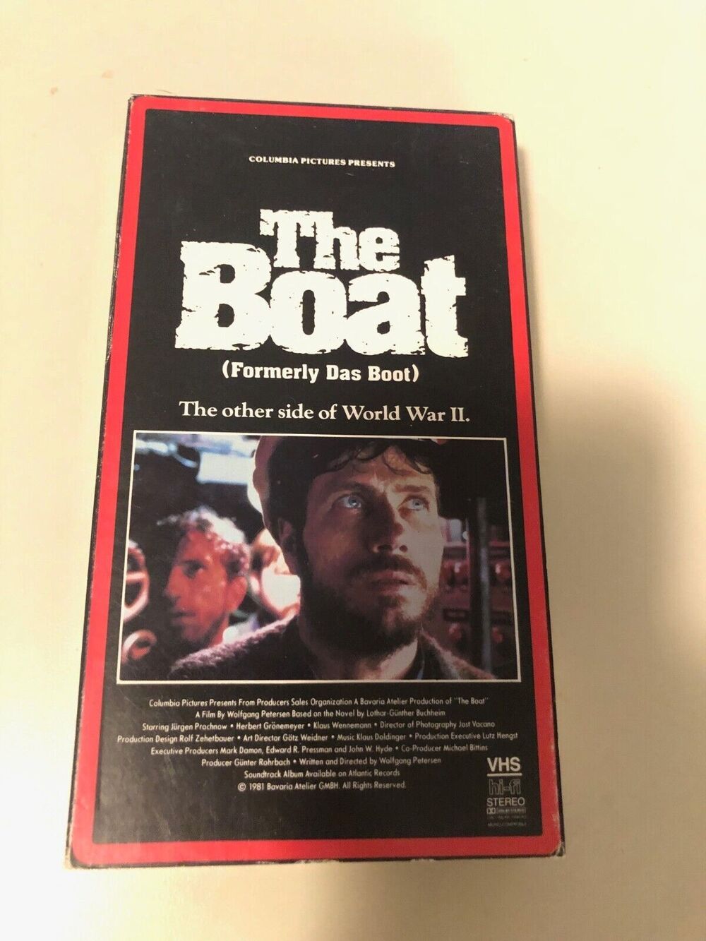 The Boat (Formerly Das Boot) 1985 VHS